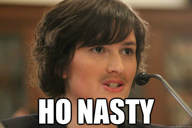  HO NASTY  Slut Sandra Fluke