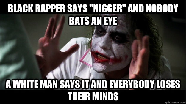 Black rapper says 