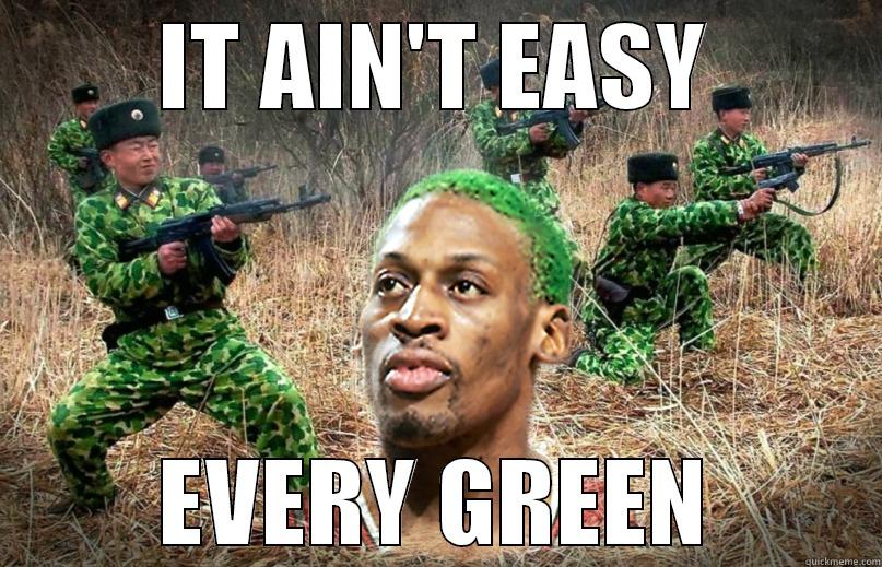 IT AIN'T EASY EVERY GREEN Misc