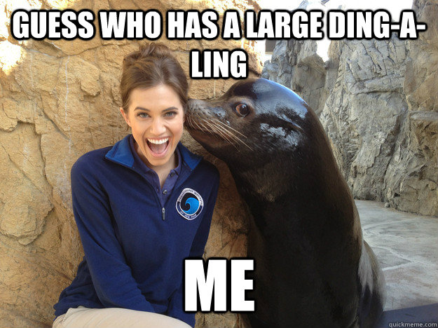 Guess who has a large Ding-a-ling me  Crazy Secret