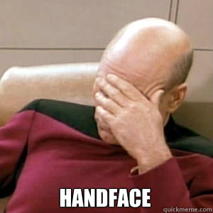  Handface  FacePalm