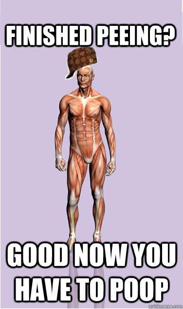 Finished Peeing? Good now you have to poop - Finished Peeing? Good now you have to poop  Misc