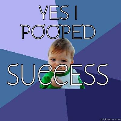 YES I POOPED SUCCESS Success Kid