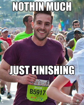 NOTHIN MUCH JUST FINISHING UP THIS TRIATHLON  Ridiculously photogenic guy