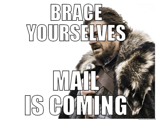 BRACE YOURSELVES MAIL IS COMING Imminent Ned