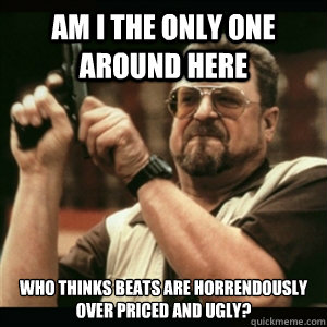 Am i the only one around here who thinks beats are horrendously over priced and ugly?  Am I The Only One Round Here