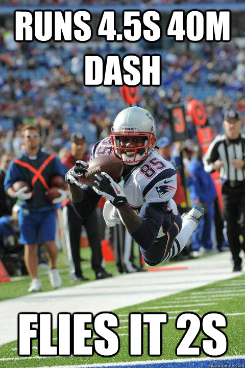 Runs 4.5s 40m dash Flies it 2s - Runs 4.5s 40m dash Flies it 2s  Misc