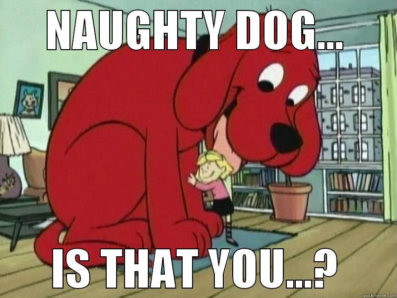 Naughty Dog meme - NAUGHTY DOG... IS THAT YOU...? Misc