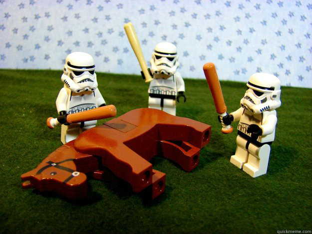 -    Beating Dead Horse Stormtroopers