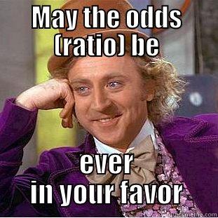 MAY THE ODDS (RATIO) BE EVER IN YOUR FAVOR Condescending Wonka