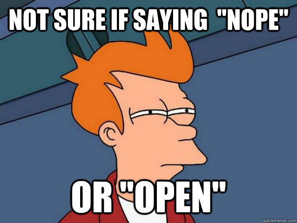 Not sure if saying  