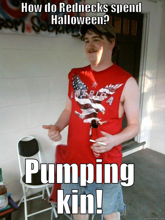 HOW DO REDNECKS SPEND HALLOWEEN?  PUMPING KIN! Redneck Randal