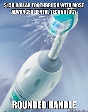 $150 Dollar toothbrush with most advanced dental technology Rounded handle - $150 Dollar toothbrush with most advanced dental technology Rounded handle  Misc