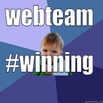 WEBTEAM #WINNING Success Kid