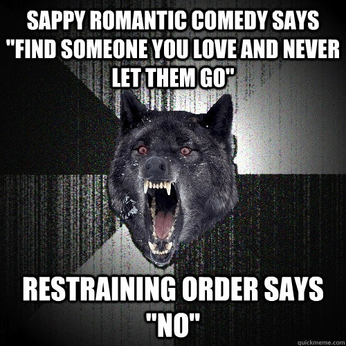 Sappy romantic comedy says 