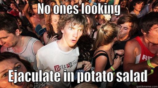              NO ONES LOOKING             EJACULATE IN POTATO SALAD Sudden Clarity Clarence