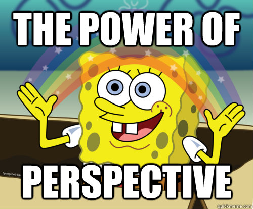 The power of perspective - The power of perspective  Spongebob rainbow