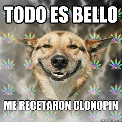 TODO ES BELLO ME RECETARON CLONOPIN  Stoner Dog