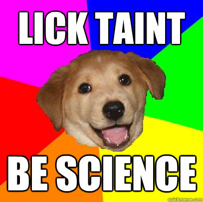 Lick taint Be science  Advice Dog