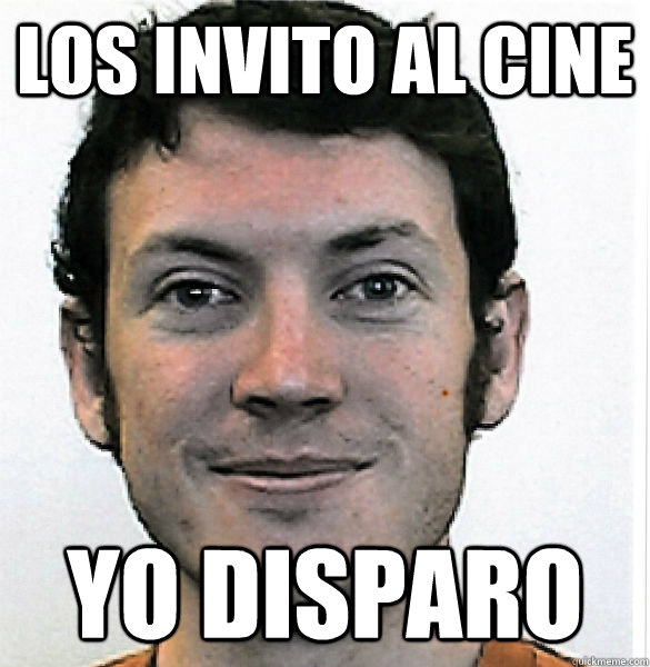 los invito al cine yo disparo - los invito al cine yo disparo  James Holmes