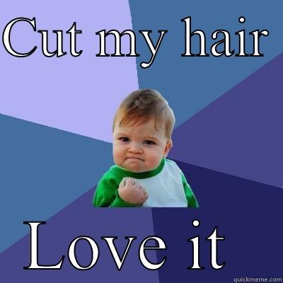 CUT MY HAIR  LOVE IT  Success Kid
