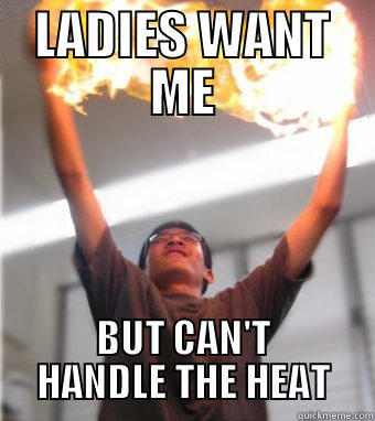 LADIES WANT ME BUT CAN'T HANDLE THE HEAT Misc