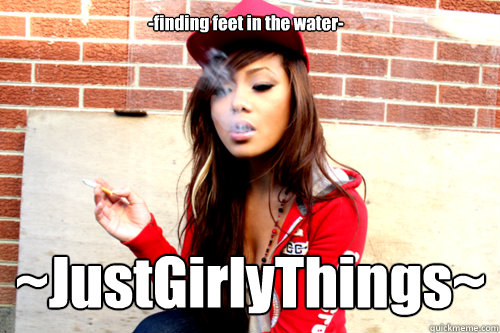-finding feet in the water- ~JustGirlyThings~   