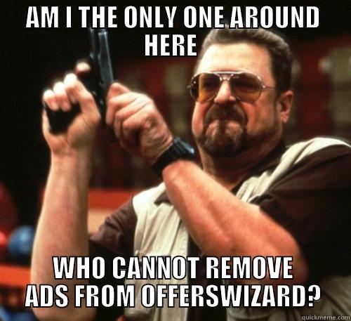 Even AdBlock cannot solve the problem - AM I THE ONLY ONE AROUND HERE  WHO CANNOT REMOVE ADS FROM OFFERSWIZARD? Am I The Only One Around Here