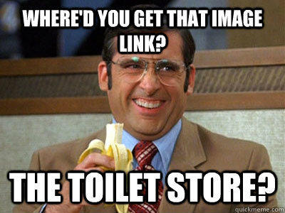 WHERE'd you get that image link? The toilet Store? - WHERE'd you get that image link? The toilet Store?  Toilet store meme