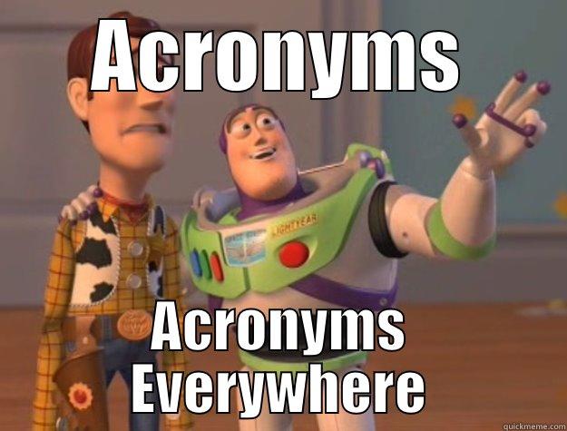 ACRONYMS ACRONYMS EVERYWHERE Toy Story