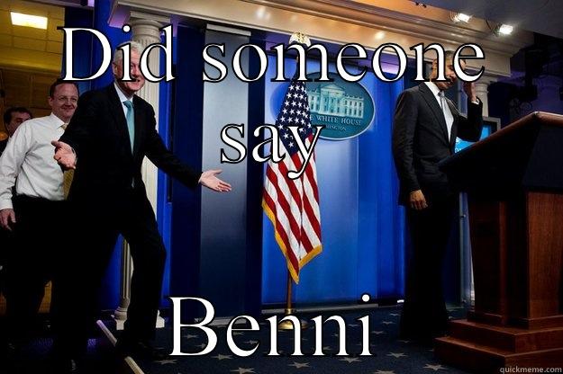 DID SOMEONE SAY BENNINGTON? Inappropriate Timing Bill Clinton