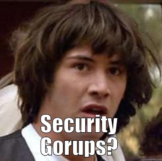  SECURITY GORUPS? conspiracy keanu