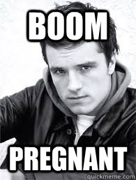 BOOM PREGNANT  josh hutcherson