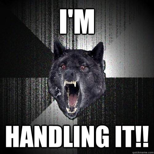 I'm handling it!!  Insanity Wolf