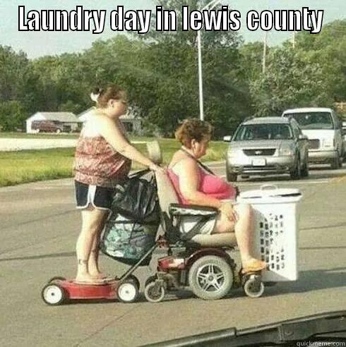 lewis county - LAUNDRY DAY IN LEWIS COUNTY  Misc