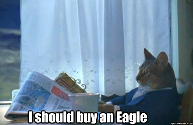 I should buy an Eagle - I should buy an Eagle  Sophisticated Cat is broke