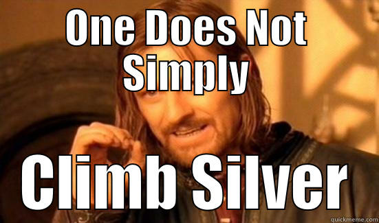ONE DOES NOT SIMPLY CLIMB SILVER Boromir