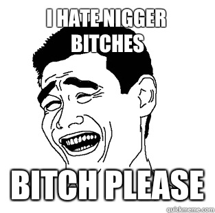 I hate nigger bitches BITCH PLEASE  Meme
