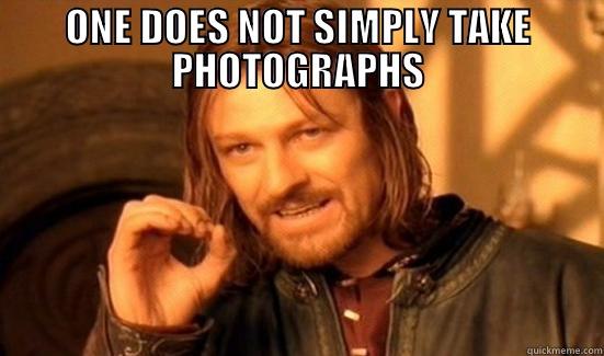 ONE DOES NOT SIMPLY TAKE PHOTOGRAPHS  Boromir