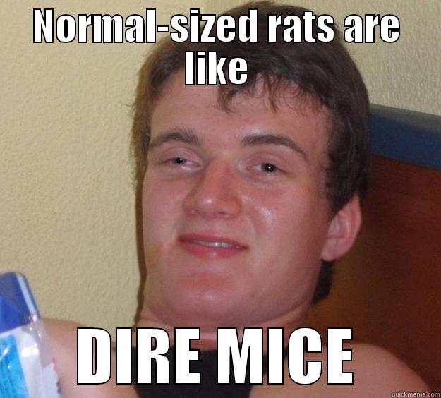 NORMAL-SIZED RATS ARE LIKE DIRE MICE 10 Guy