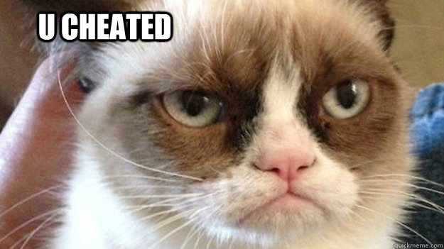  U Cheated -  U Cheated  CHEATER CAT