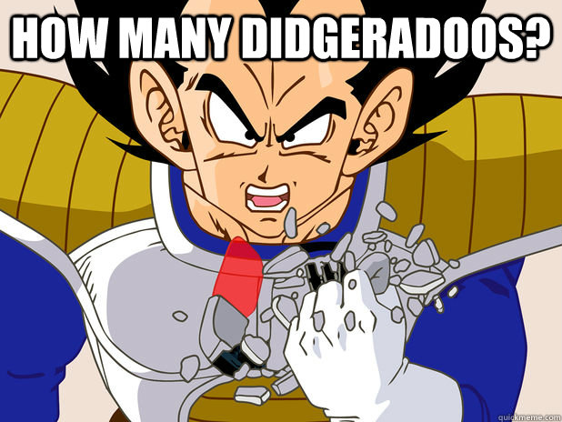 How many Didgeradoos?   