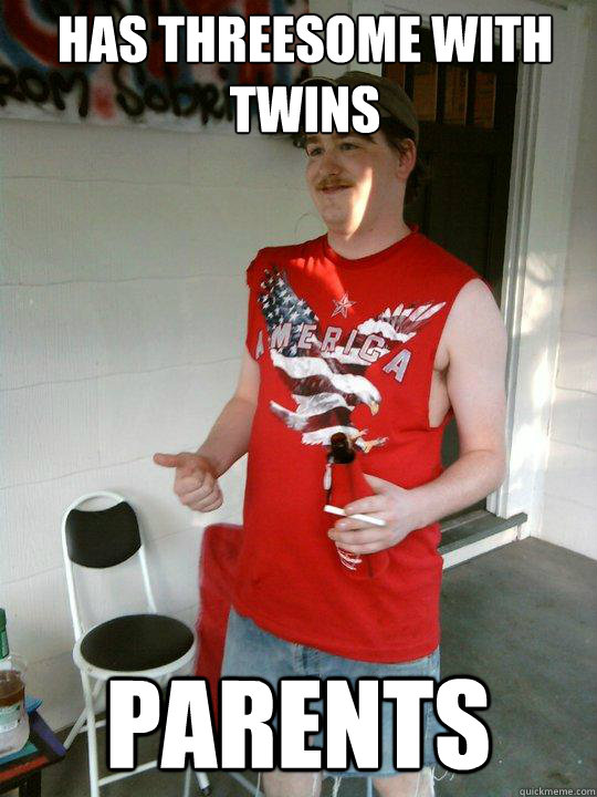 has threesome with twins parents  Redneck Randal