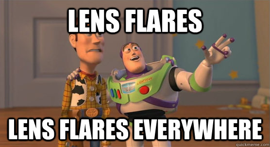 lens flares lens flares everywhere  Toy Story Everywhere