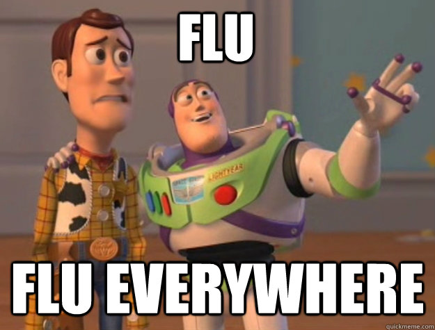 Flu Flu everywhere  toystory everywhere