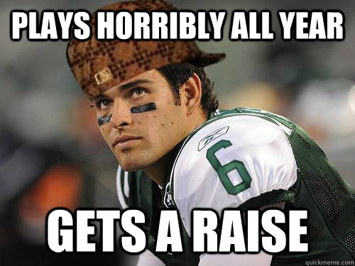 Plays horribly all year gets a raise - Plays horribly all year gets a raise  Scumbag sanchez