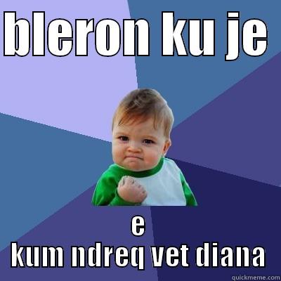 BLERON KU JE  E KUM NDREQ VET DIANA Success Kid