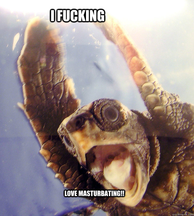 I FUCKING LOVE MASTURBATING!!  