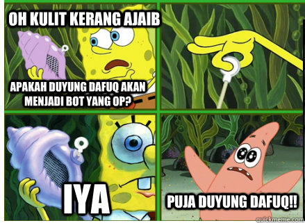 Oh Kulit Kerang Ajaib IYA PUJA DUYUNG DAFUQ!! Apakah Duyung DaFuq akan menjadi bot yang OP?  Magic Conch Shell