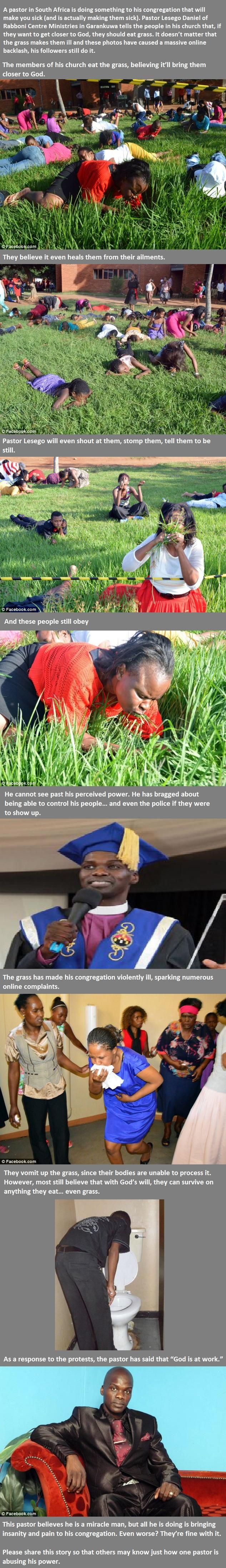 This Is Why These People Are Eating Grass By The Handful...  -   Misc